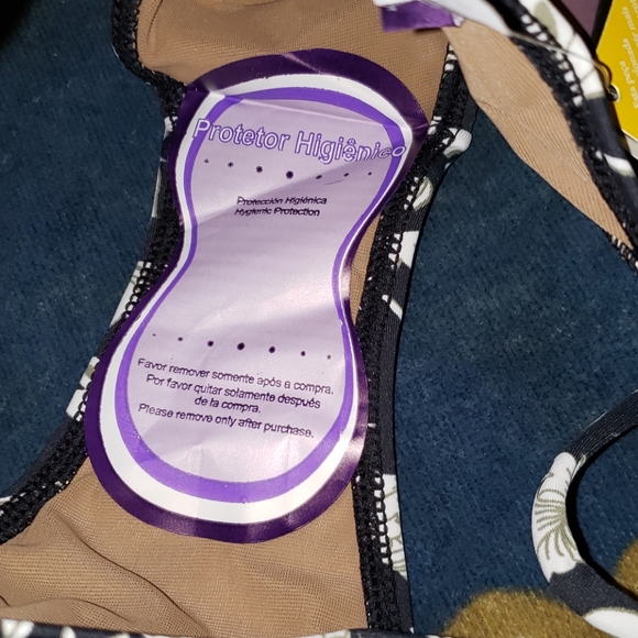 CIA.MARITIMA 2 piece swim suit Black White Print - Picture 7 of 9